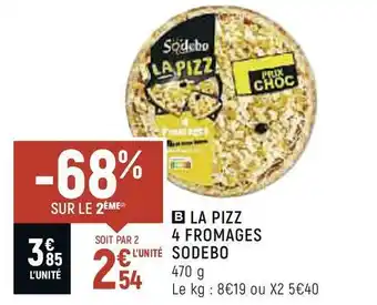 Spar Sodebo la pizza 4 fromages offre