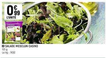 Petit Casino Casino salade mesclun offre