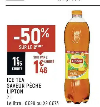 Lipton ice tea saveur pêche