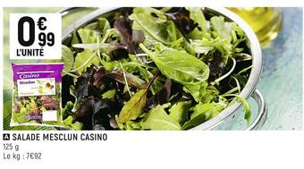 Spar Casino salade mesclun offre