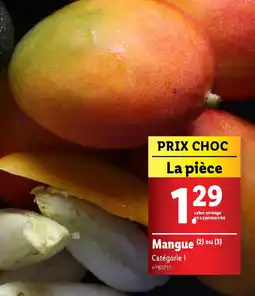 Lidl Mangue offre