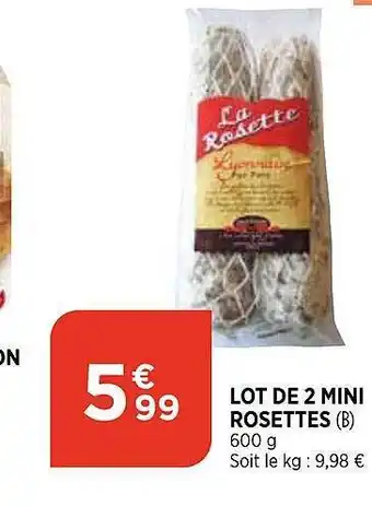 Bi1 Lot De 2 Mini Rosettes offre