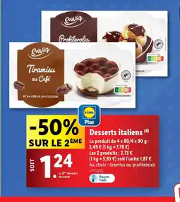 Desserts italiens