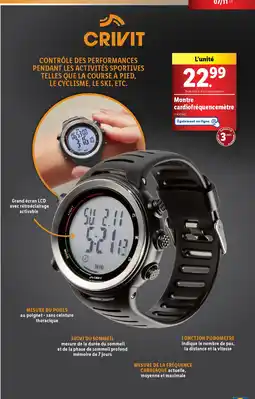 Montre cardiofréquencemètre