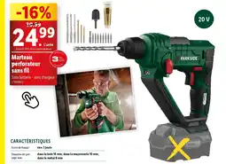 Lidl Marteau perforateur sans fil offre