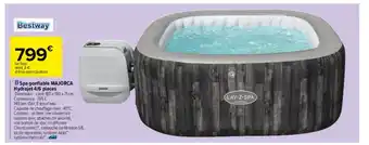 Carrefour Spa Gonflable Majorca Hydrojet 4-6 Places offre