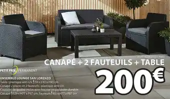 JYSK Ensemble Lounge Sans Lorenzo offre