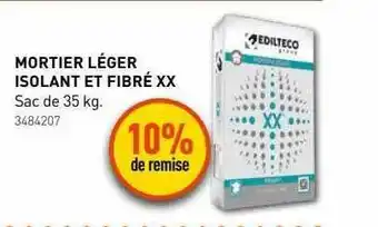 Mortier Léger Isolant Et Fibré Xx
