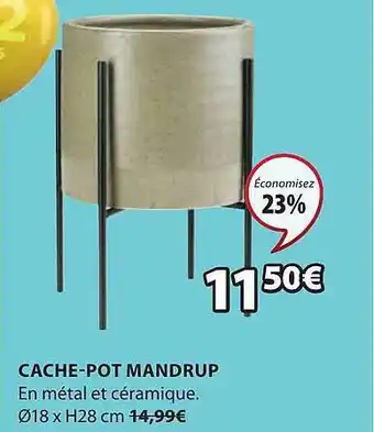 JYSK Cache-pot Mandrup offre