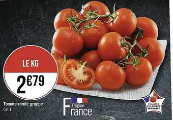 Casino Supermarchés Tomate Ronde Grappe offre