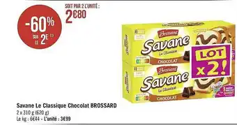 Géant Casino Savane Le Classique Chocolat Brossard offre