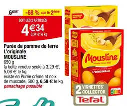 Carrefour MOUSLINE Purée de pomme de terre L'originale offre