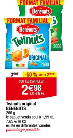 Carrefour BÉNÉNUTS Twinuts original offre