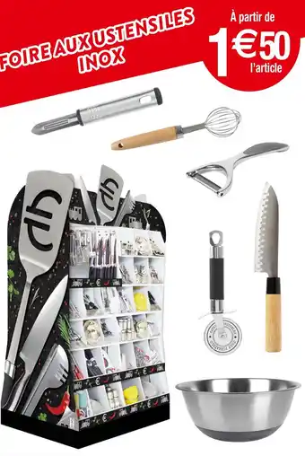 Carrefour Foire aux ustensiles inox offre