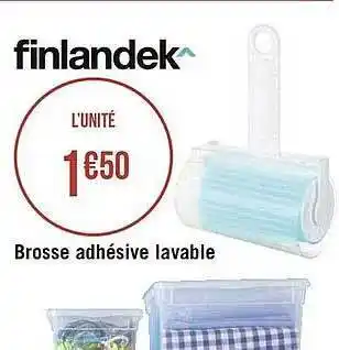 Géant Casino Brosse Adhésive Lavable Finlandek^ offre