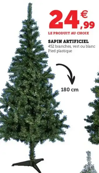Hyper U Sapin artificiel offre