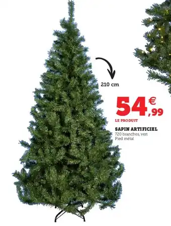 Hyper U Sapin artificiel offre