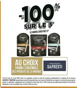 Géant Casino Produits De La Marque Maison Sapresti offre