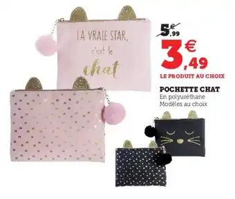 Hyper U Pochette chat offre