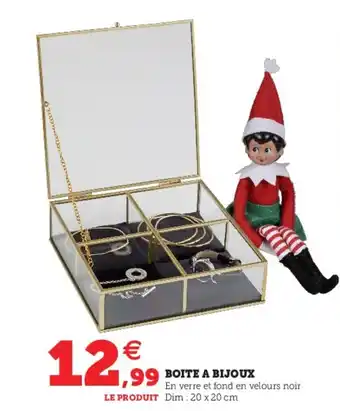 Hyper U Boite a bijoux offre