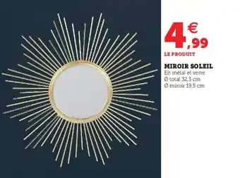 Hyper U Miroir soleil offre
