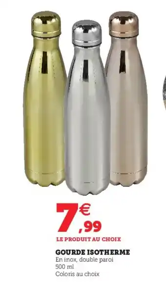 Hyper U Gourde isotherme offre