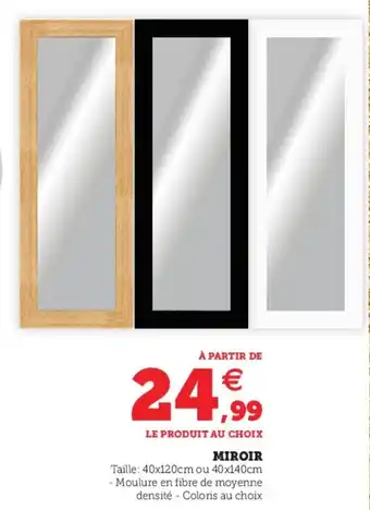 Hyper U Miroir offre