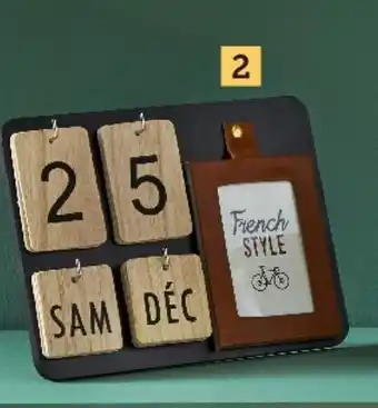 Cadre calendrier a poser