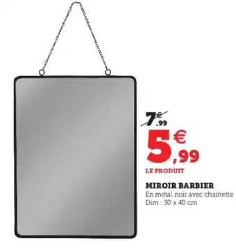 Miroir barbier