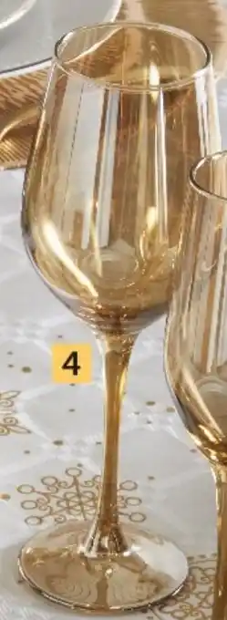 Hyper U 4 Verres à pied offre