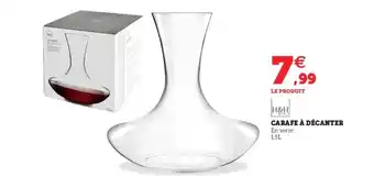 Hyper U Carafe à décanter offre