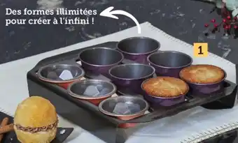 Hyper U Set de moules a gateaux creabake offre