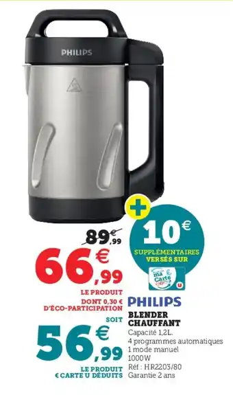 Blender chauffant
