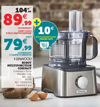 Hyper U Robot multifonction compact offre