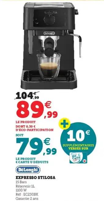 Hyper U Expresso stilosa offre