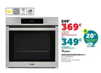 Hyper U Four multifonction 73 L offre