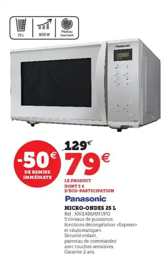 Hyper U Micro-ondes 25 L offre