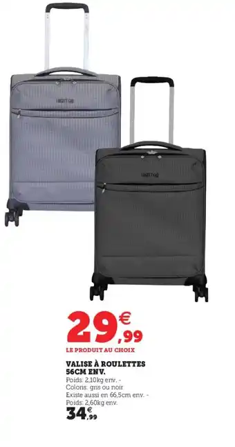 Hyper U Valise à roulettes offre