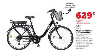 Hyper U Velo a assistance electrique e-way offre