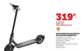 Hyper U Trottinette electrique mi scooter essential offre