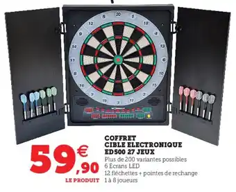 Coffret cible electronique ed 500 27 jeux