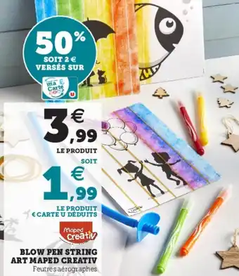 Hyper U Blow pen string art maped creativ offre