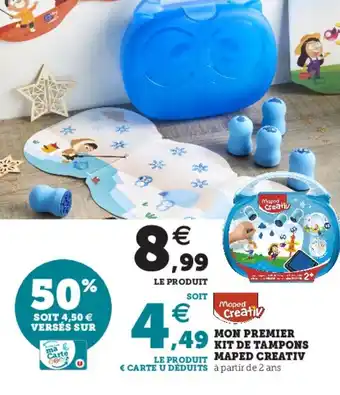 Hyper U Mon premier kit de tampons maped creativ offre