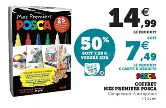 Hyper U Coffret mes premiers posca offre