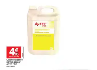 Promocash Liquide Vaisselle Parfum Citron Actif Pro offre
