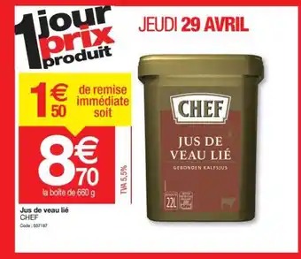 Jus De Veau Lié Chef