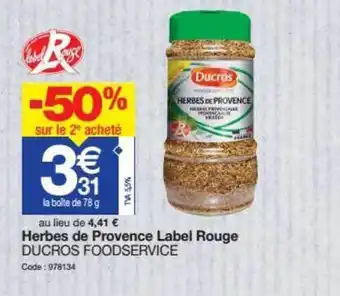 Herbes De Provence Label Rouge