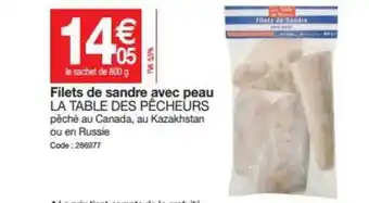 Filets De Sandre Avec Peau La Table Des Pêcheurs