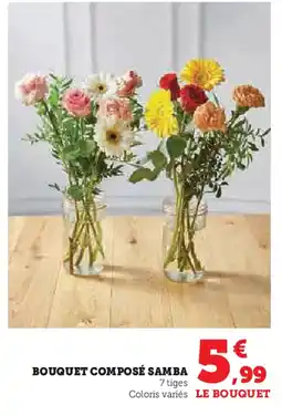 Bouquet composé samba