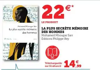 La Plus SecrÚte Mémoire Des Hommes